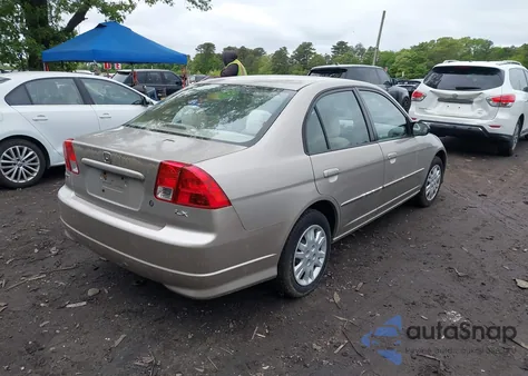 2004 Honda Civic Lx z USA, uszkodzony, nr VIN 2HGES16584H503514